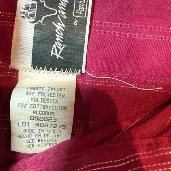 Ranch and Town by Panhandle Slim men’s size XXL western shirt, pearl snap VTG - Picture 6 of 11